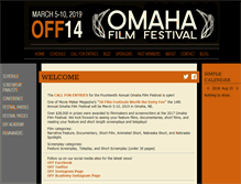 Tablet Screenshot of omahafilmfestival.org
